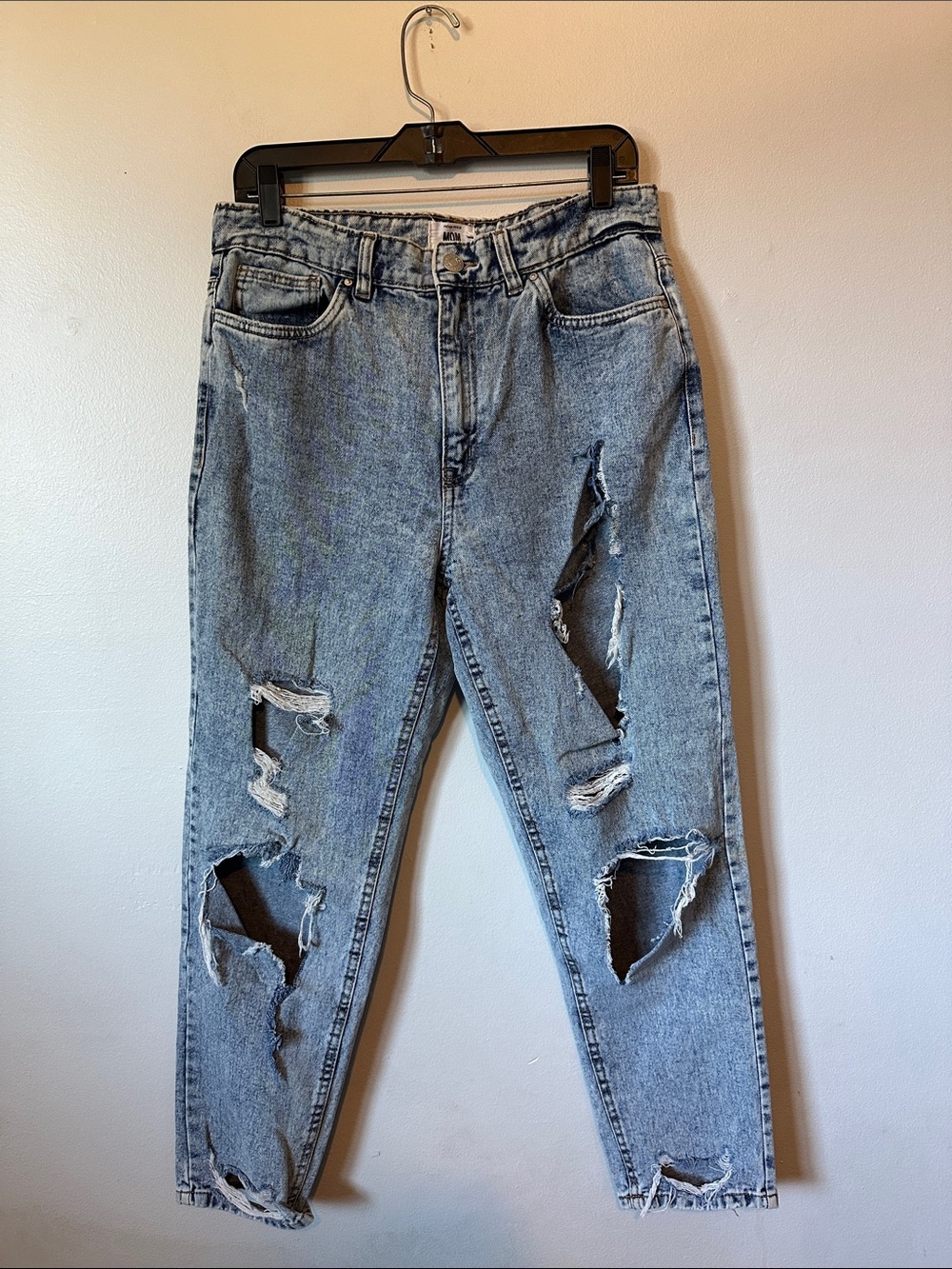 Refuge Distressed Jeans Size 11 Edgy Streetwear Grunge Casual Concert Party Show